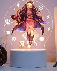 דימון סלייר – מנורת 3D LED נאזוקו ( משנה צבעים + שלט רחוק )