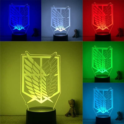 מתקפת הטיטאנים – מנורת לד חייל הסיור ( משנה צבעים + שלט רחוק )