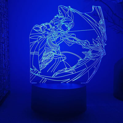 גנשין אימפקט – מנורת לד גורו( משנה צבעים + שלט רחוק )