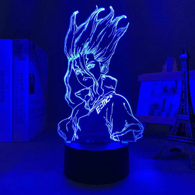 דר. סטון – מנורת 3D LED סאנקו ( משנה צבעים + שלט רחוק )