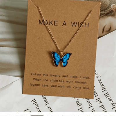 שרשרת פרפר כחול