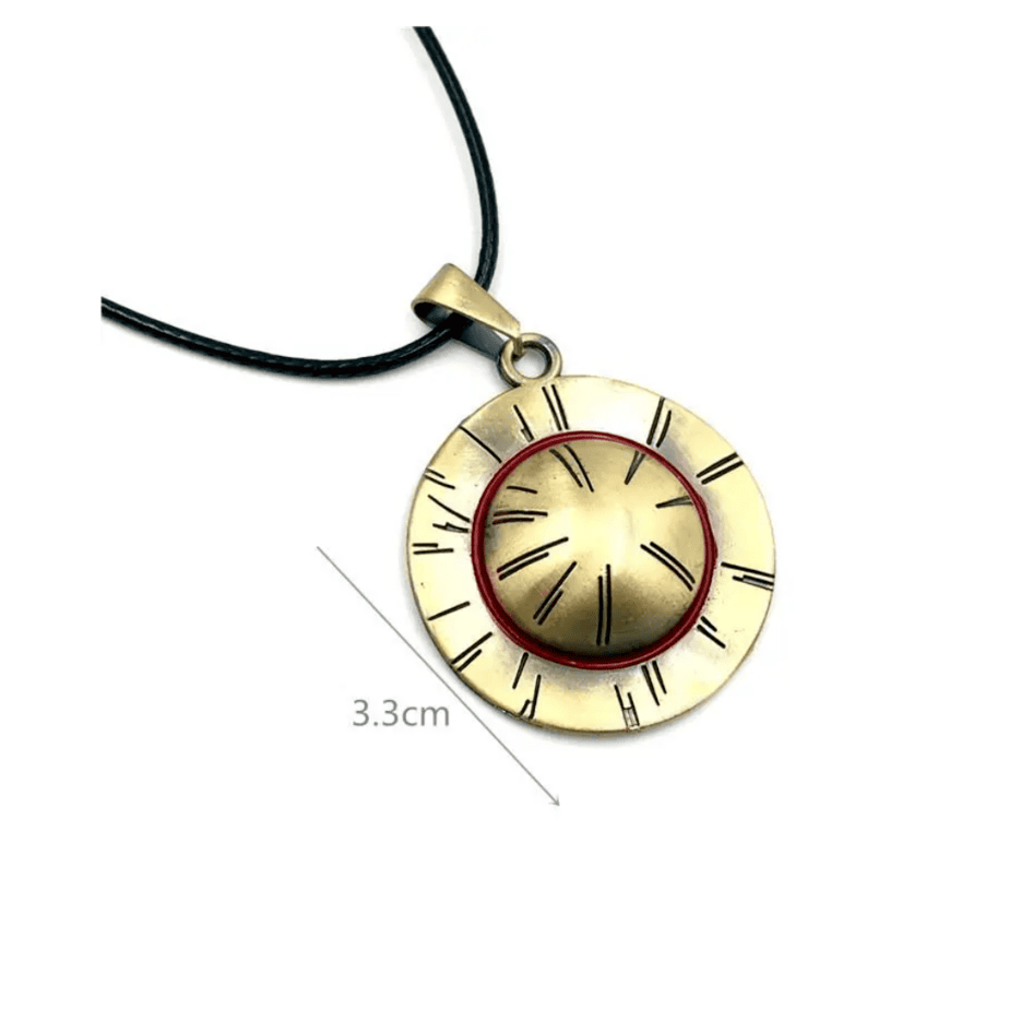 וואן פיס- שרשרת כובע קש של לופי