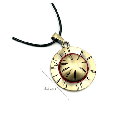 וואן פיס- שרשרת כובע קש של לופי