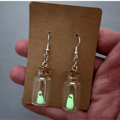 עגילים של רוח זוהר בחושך