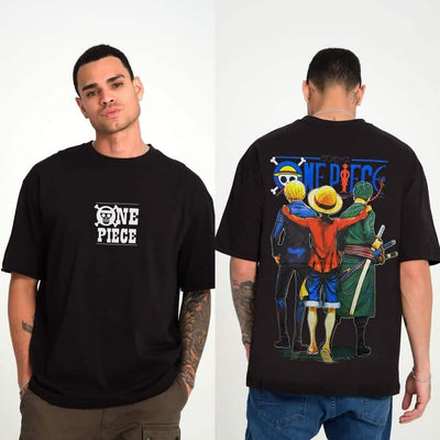 וואן פיס - חולצת טי שירט אובר סייז