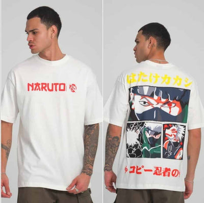 נארוטו - חולצת טי שירט פרימיום אובר סייז קאקאשי