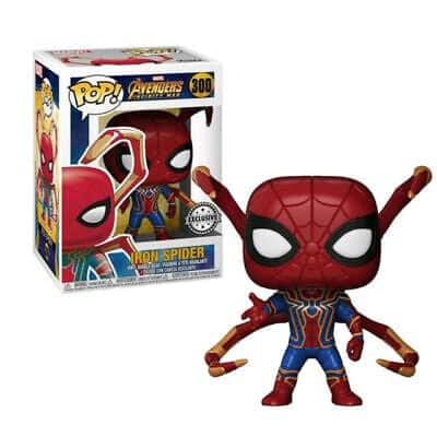 ספיידרמן - בובת פופ איירון ספיידר 300(FUNKO)