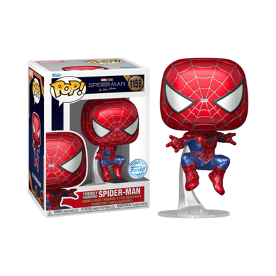 Spider-Man: No Way Home - Friendly Neighborhood Spider-Man Metallic Pop! Vinyl Figure