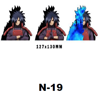 נארוטו - מדבקה תלת מימד מאדרה