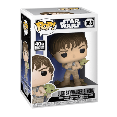 מלחמת הכוכבים – בובת פופ לוק סקייווקר עם יודה(FUNKO)