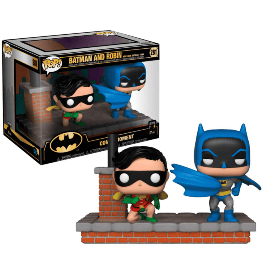 באטמן – בובת פופ באטמן ורובין (1964)(COMIC MOMENTS)(FUNKO)