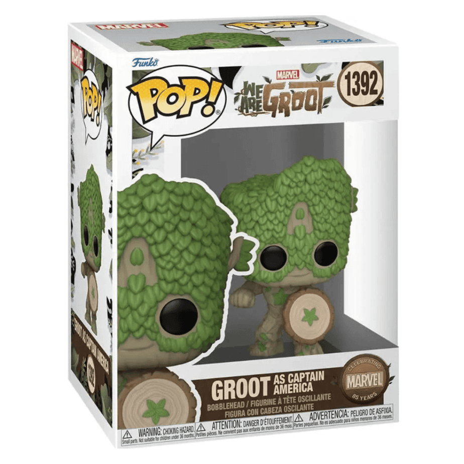 אנחנו גרוט-בובת פופ גרוט כקפטן אמריקה(FUNKO)