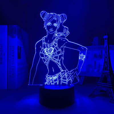 ג’וג’ו – מנורת 3D LED ג’ולין ( משנה צבעים + שלט רחוק )