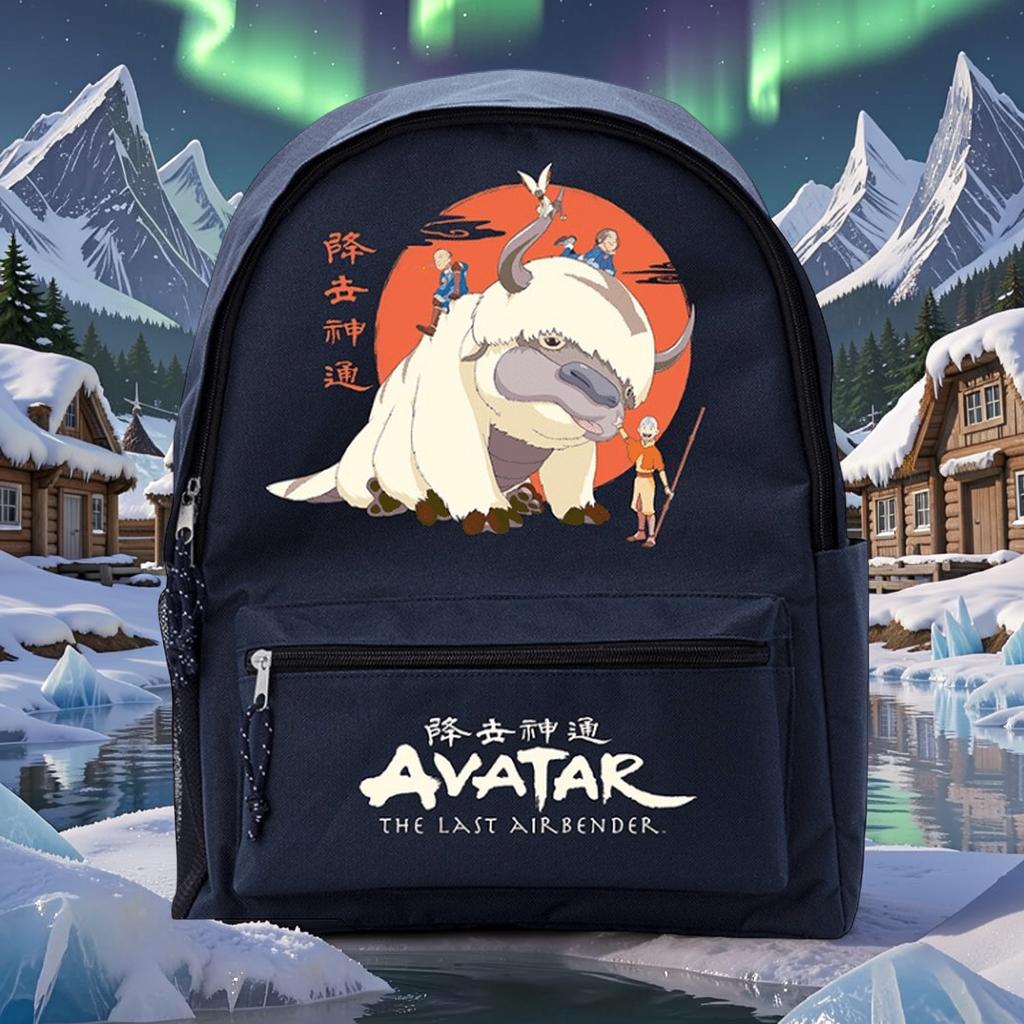 תיק גב אפה - Avatar The Last Airbender - דגם אנג ואפה ABYSTYLE