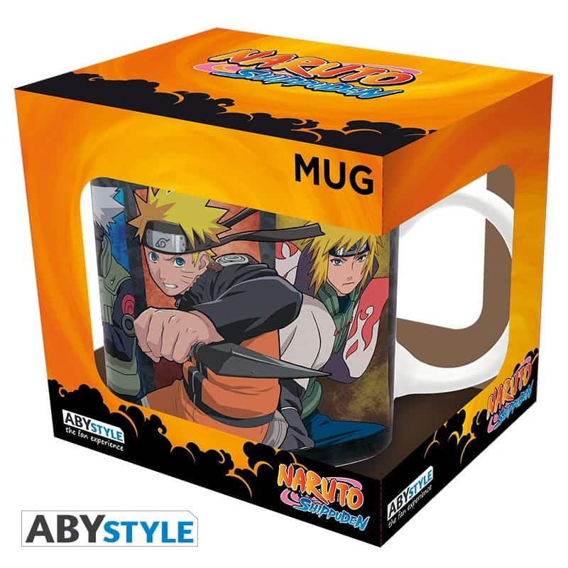 ספל נארוטו אוזומקי ומינאטו - ABYSTYLE 320ml - אנימה מרשל כוכבים