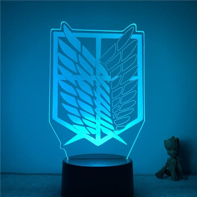 מתקפת הטיטאנים – מנורת לד חייל הסיור ( משנה צבעים + שלט רחוק )