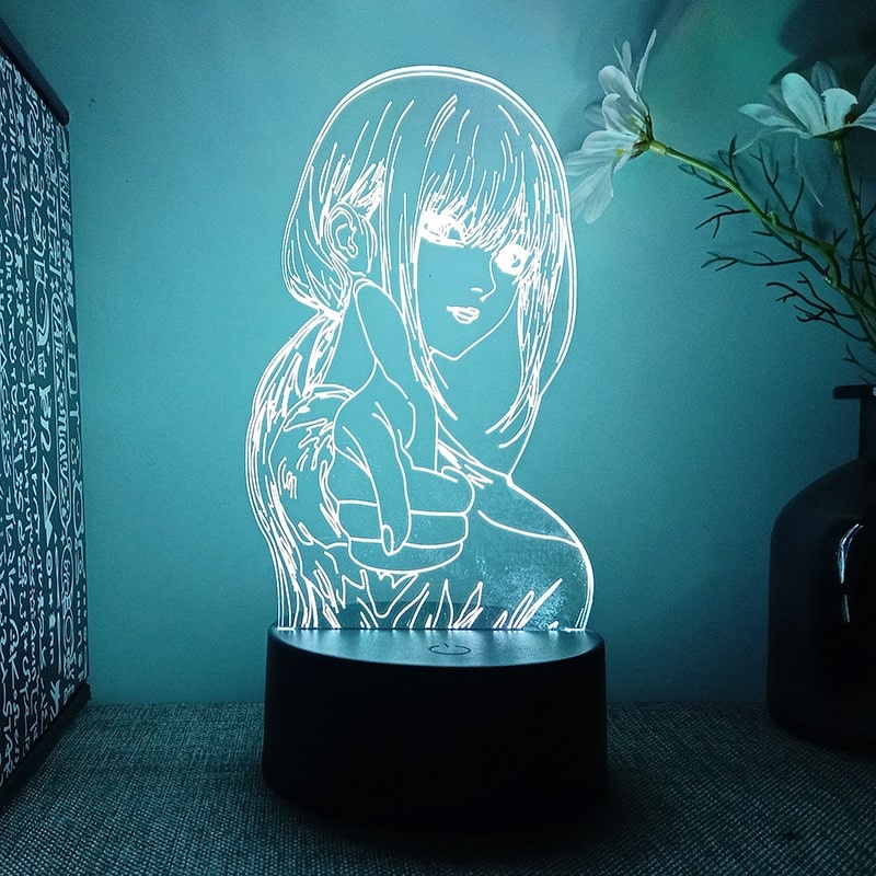 צ'יינסומן – מנורת לד מאקימה( משנה צבעים + שלט רחוק )