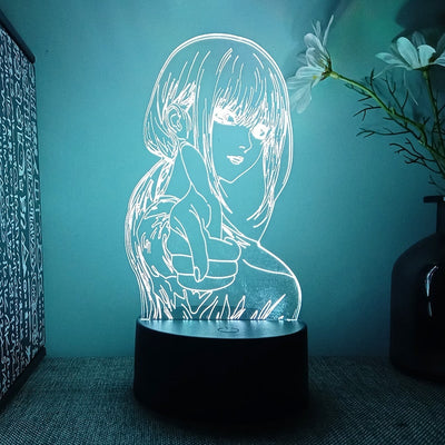 צ'יינסומן – מנורת לד מאקימה( משנה צבעים + שלט רחוק )