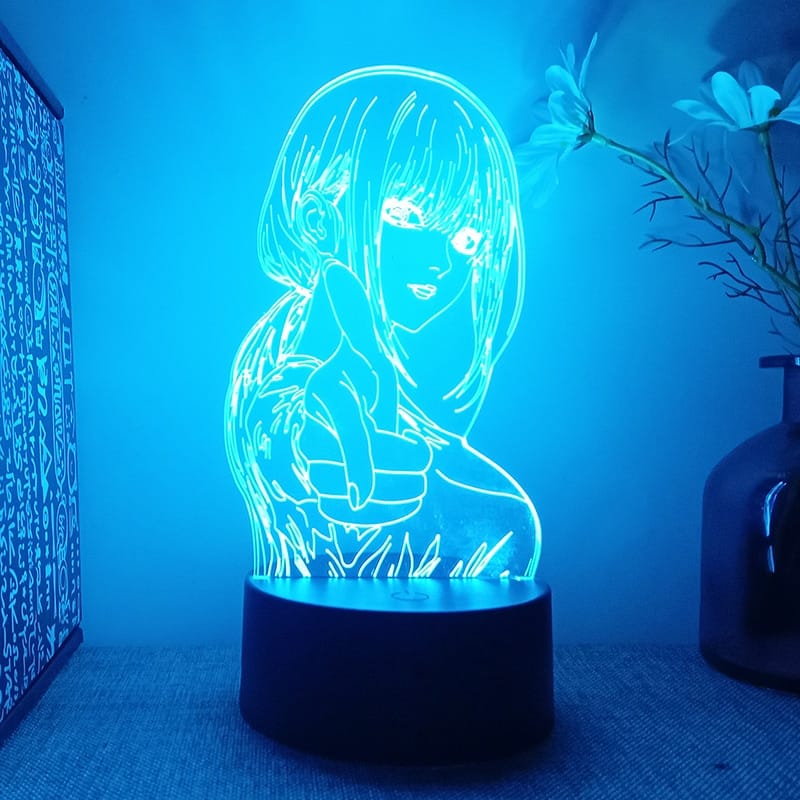 צ'יינסומן – מנורת לד מאקימה( משנה צבעים + שלט רחוק )