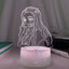 דימון סלייר – מנורת 3D LED נזוקו ( משנה צבעים + שלט רחוק )