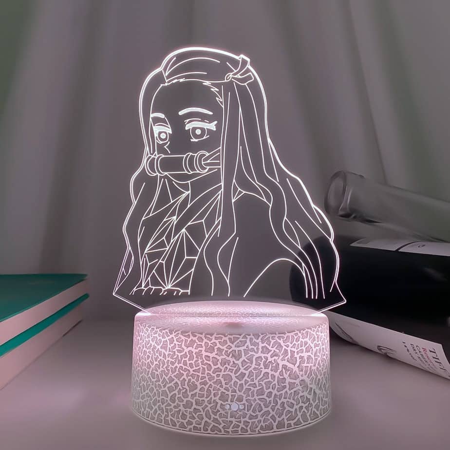 דימון סלייר – מנורת 3D LED נזוקו ( משנה צבעים + שלט רחוק )