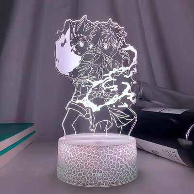האנטר X האנטר – מנורת 3D LED קילואה וגון ( משנה צבעים + שלט רחוק )
