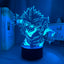 אנטר אנטר – מנורת 3D LED קילואה ( משנה צבעים + שלט רחוק )