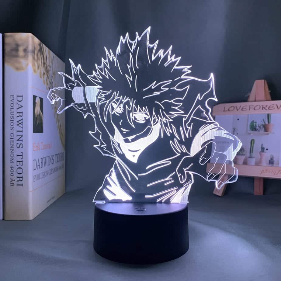 אנטר אנטר – מנורת 3D LED קילואה ( משנה צבעים + שלט רחוק )
