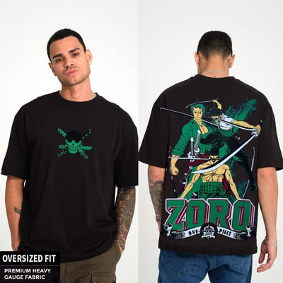 וואן פיס - חולצת טי שירט אוברסייז זורו