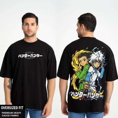 האנטר האנטר - חולצת טי שירט אובר סייז גון וקילואה