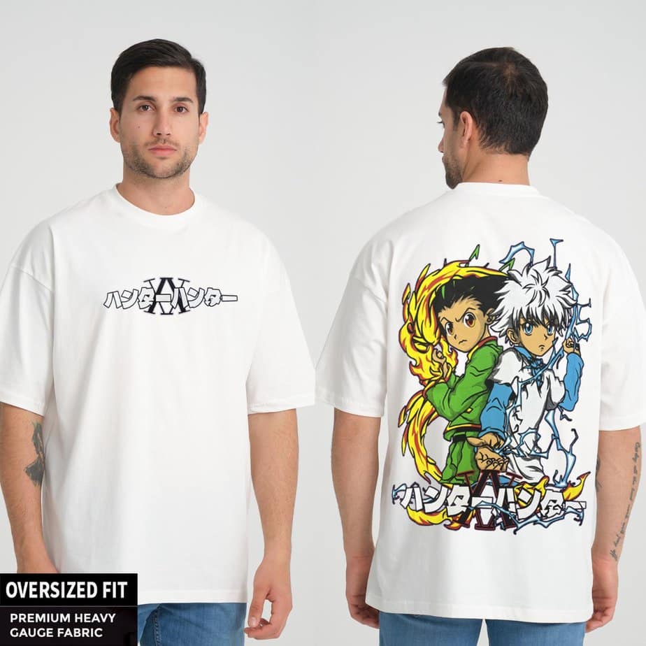 האנטר האנטר - חולצת טי שירט אוברסייז גון וקילואה