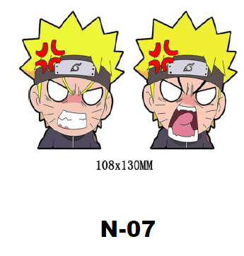 נארוטו - מדבקת תלת מימד נארוטו כועס