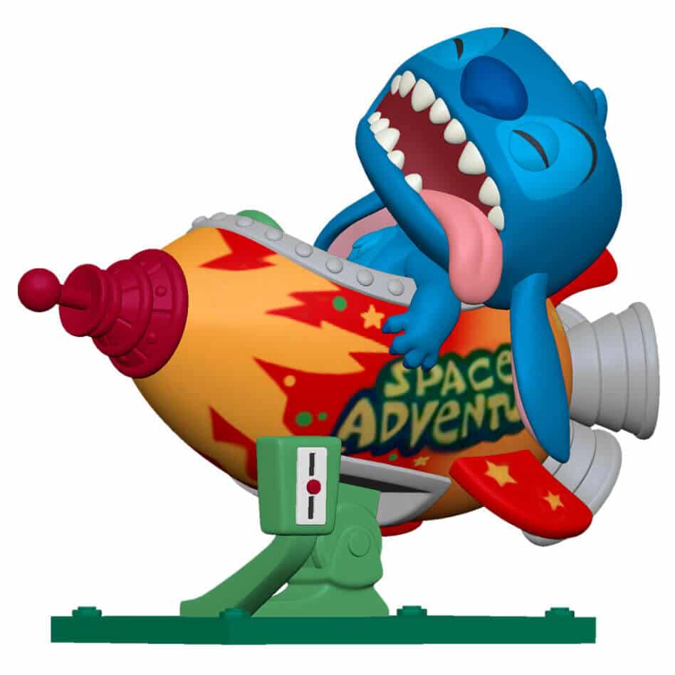 לילו וסטיץ'– בובת פופ סטיץ' בתוך חללית(FUNKO)