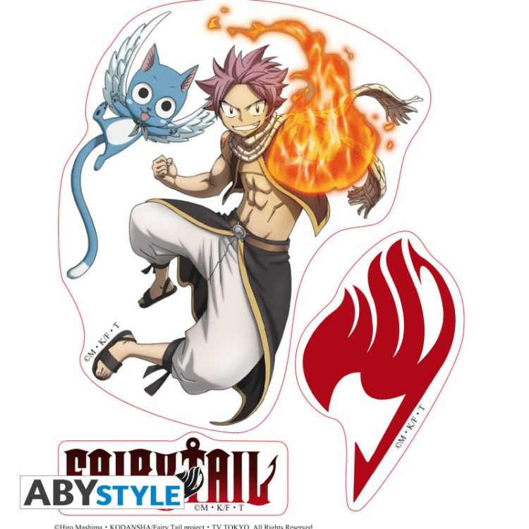 פיירי טייל - סט מדבקות ABYSTYLE