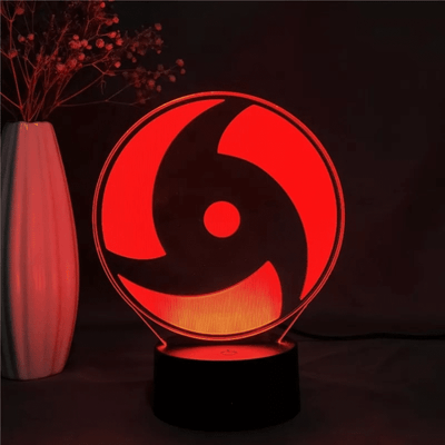 נארוטו - מנורת לד מאנגקיו שרינגאן (משנה צבעים + שלט רחוק)