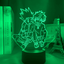 האנטר X האנטר – מנורת 3D LED קילואה וגון ( משנה צבעים + שלט רחוק )