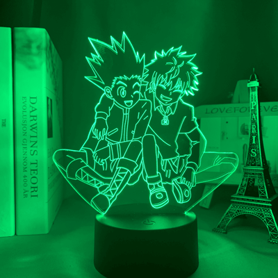 האנטר X האנטר – מנורת 3D LED קילואה וגון ( משנה צבעים + שלט רחוק )