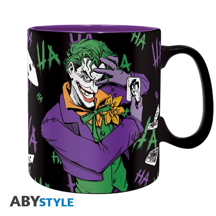 DC COMICS - ספל זכוכית גדול ג'וקר ABYSTYLE