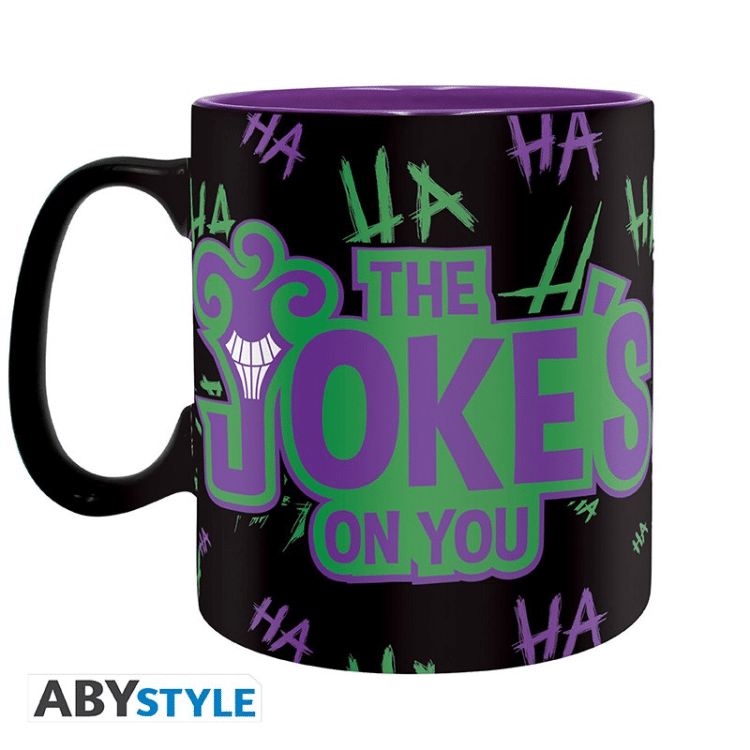 DC COMICS - ספל זכוכית גדול ג'וקר ABYSTYLE