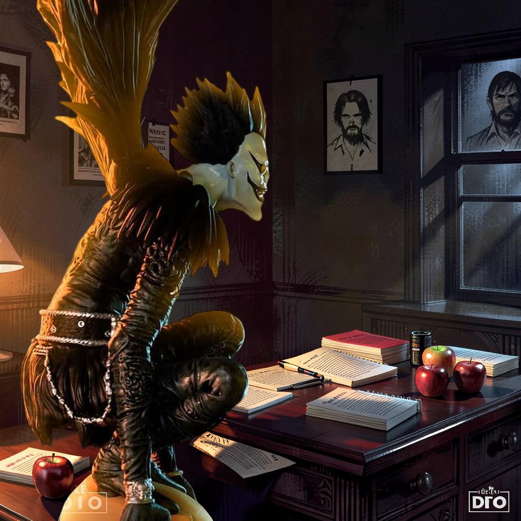 פיגורה ריוק מחברת המוות Death Note - ABYSTYLE סקייל 1:10 - פיגורה אספנות אנימה
