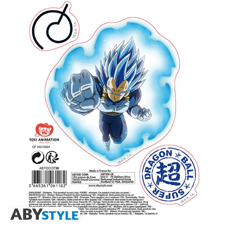 דרגון בול - סט מדבקות ABYSTYLE