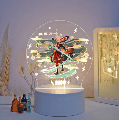 גנשין אימפקט - מנורת 3D LED קאעדהארה קאזוהא ( משנה צבעים + שלט רחוק )