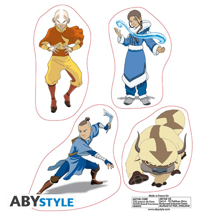 אווטאר - סט מדבקות ABYSTYLE