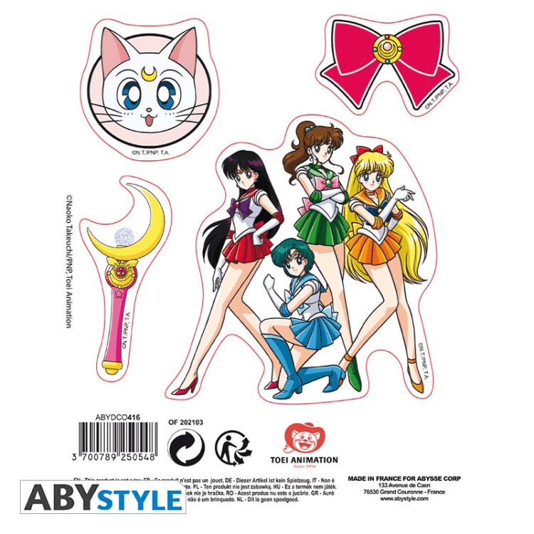 סיילר מון - סט מדבקות ABYSTYLE