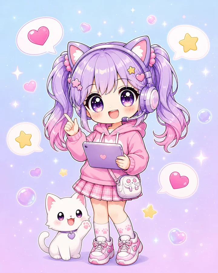 דמות Anime Shop מציעה עזרה אישית