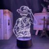 וואן פיס - מנורת 3D LED לופי (משנה צבעים)