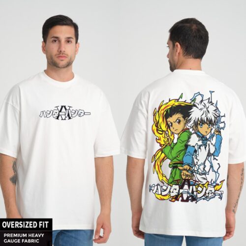 האנטר האנטר - חולצת טי שירט אוברסייז גון וקילואה