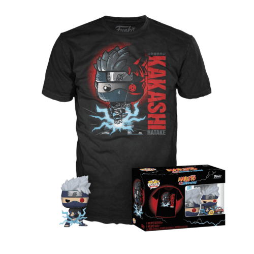 נארוטו – בובת פופ קאקשי + חולצה (מידה M)(FUNKO)