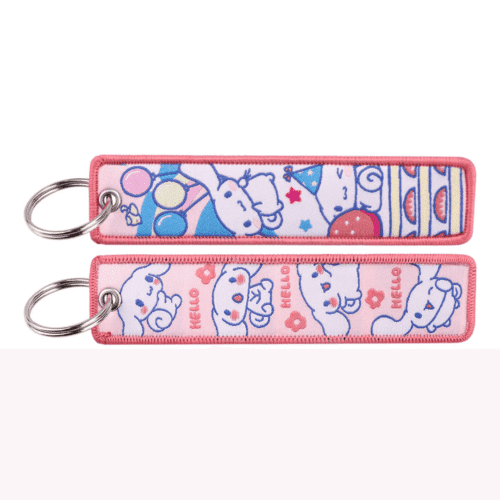 סאנריו – מחזיק מפתחות דו צדדי סינמון רול