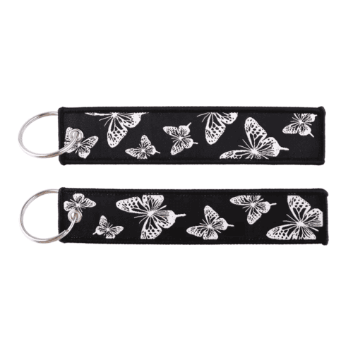 פרפרים – מחזיק מפתחות דו צדדי